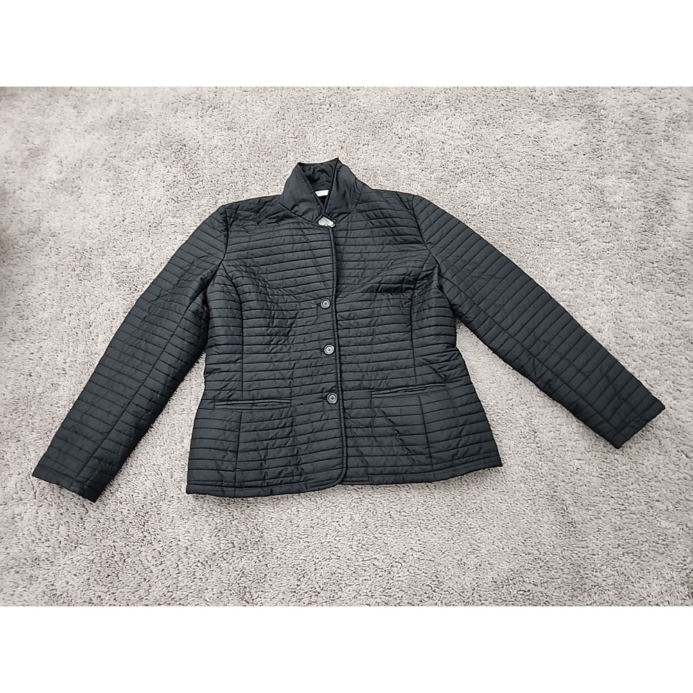 Liz Claiborne Puffer Jacket Womens 14 Quilted Classic Outerwear